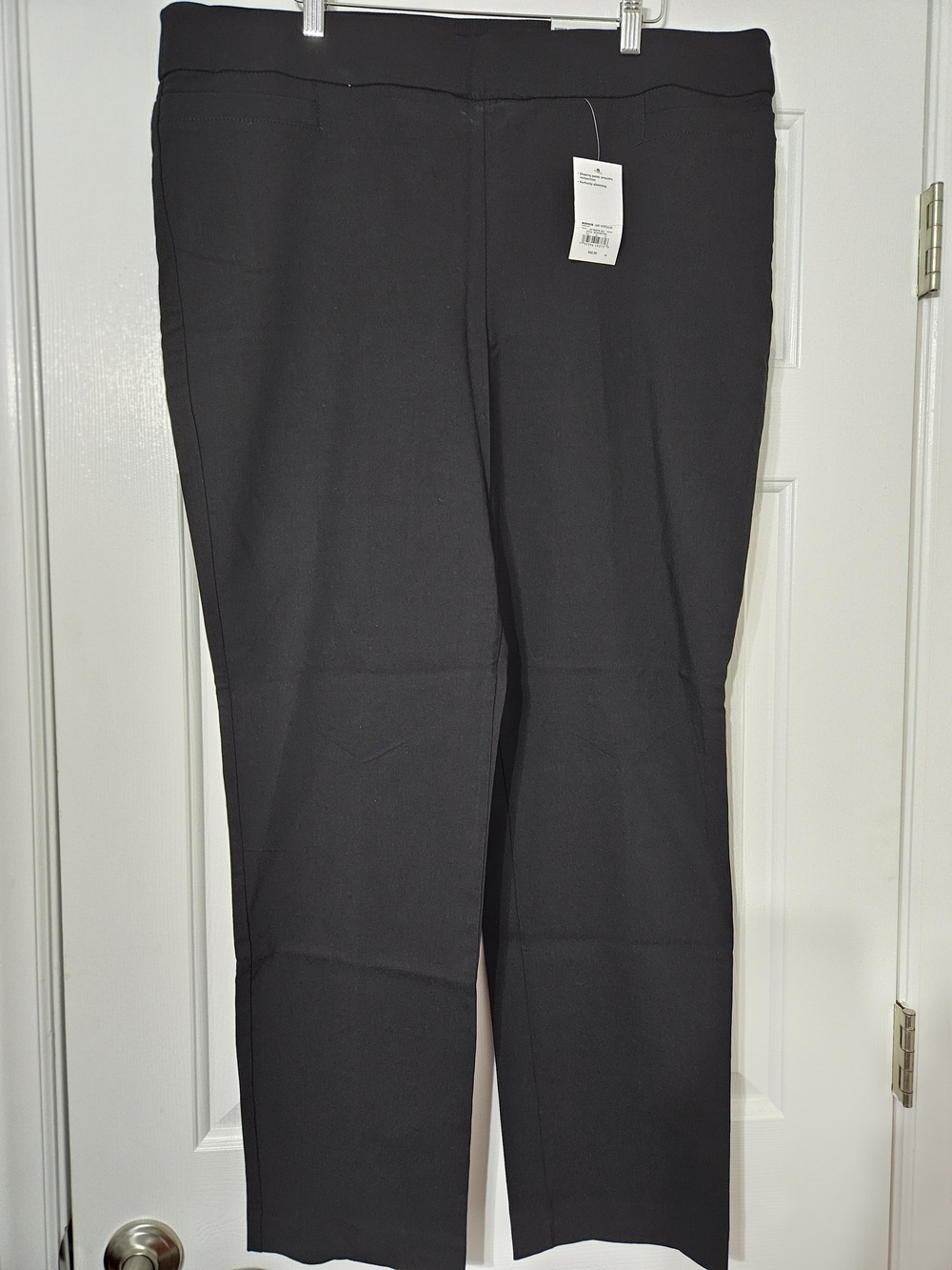 croft & barrow Black Straight-Leg Women's Pants